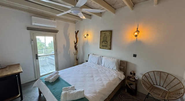 Deluxe room with balcony and with sea view The Old Mill Lapta Hotel
