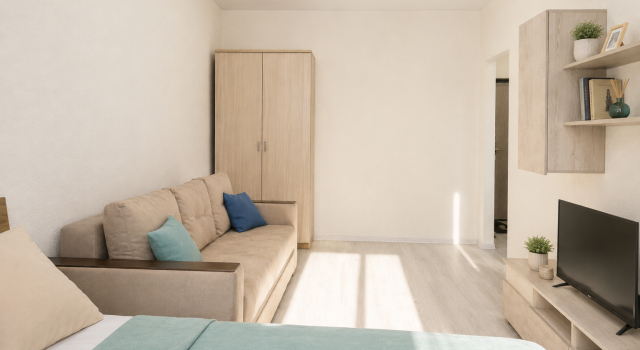 Odnokomnatnaya na Mezhdurechye Flat, Buchen Sie Ferienwohnung Apartments in Region Primorje, Ferienwohnung