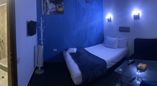Deluxe Dvoulůžkový s manželskou postelí pokoj Hostel Enigma