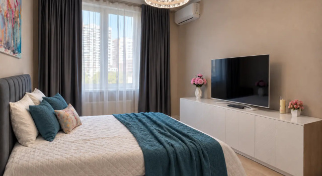 Uyutnaya Studiya dlya Otdyha i Komandirovok dlya 4 Gostei • Zaselenie 24/7 Flat, Book Lejlighed Sankt Petersborg Rusland