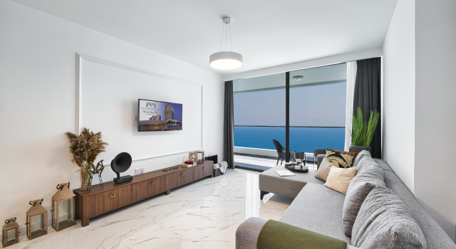 Апартаменты с 2 комнатами с балконом и с видом на море Grand Sapphire Residences By Northernland