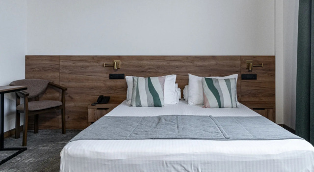 Двухместный номер Comfort с балконом и с красивым видом из окна Гостевой дом Велья