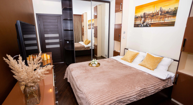 Prezidentskij lyuks. 2K na Vasil'evskoj Flat, Rezervovat Apartmán CAO Area Moskva, poblíž Moscow Zoo