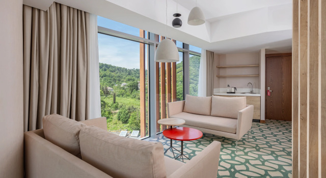 Двухместный семейный номер Standard с балконом Курортный отель Lankaran Springs & Wellness Resort