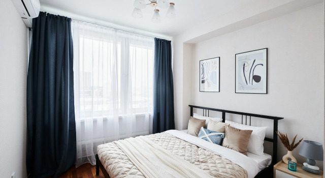 Квартира GM Apartments Стильная Трехкомнатная с видом на Новый Арбат, Забронировать Апартаменты/квартира Арбат Центральный административный округ