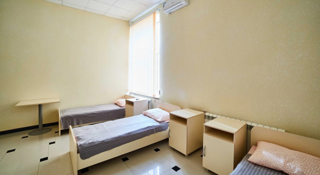 Кровать в общем номере Moskovskij Hostel
