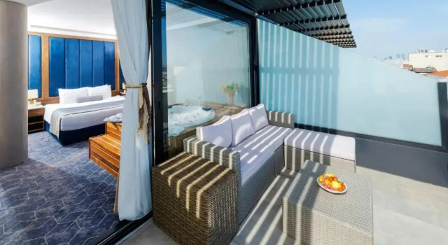 Двухместный номер Deluxe с видом на море Ring Stone Hotels Bosphorus - Special Class