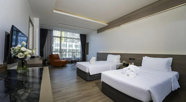Двухместный номер Deluxe с балконом Отель Khum Phucome Hotel Chiang Mai