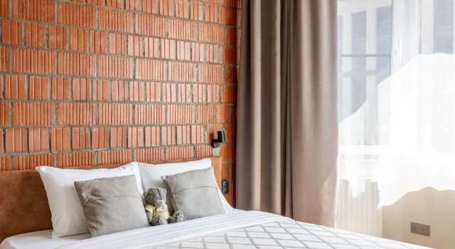 Двухместные апартаменты c 1 комнатой с балконом Апартаменты Piter Apartments Лофт Дунайский