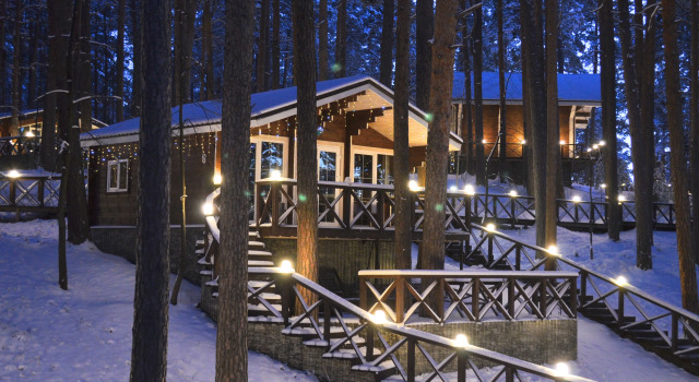 No. 9 Quadruple Chalet with lake view Kristall - Turgoyak Recreation camp