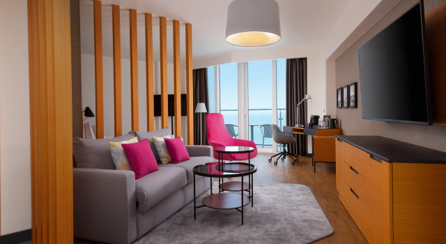 Двухместный полулюкс с балконом и с видом на море Radisson Collection Парадиз СПА, Сочи