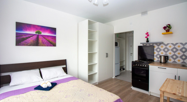 Sovremennaya Studiya Molodezhnaya Apartments, Rezervovat Apartmán Hotely v ZAO Area s parkováním, Parkování