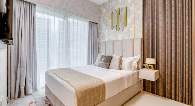 Апартаменты Luxury c 1 комнатой с балконом и с красивым видом из окна Апартаменты Globalstay Luxury Apartments Near The Dubai Canal