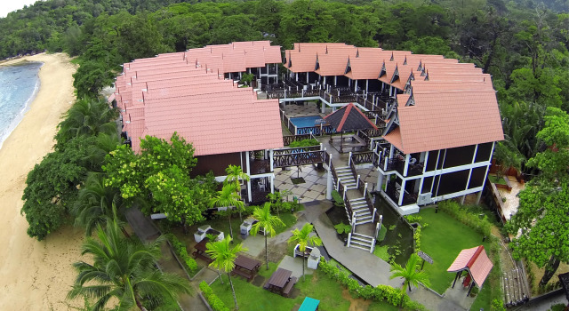 Paya Beach Spa & Dive Resort, Rezervovat Lázně / Resort Hotely v Ostrov Tioman se snídaní, Snídaně