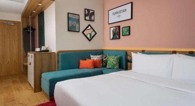 Двухместный номер Отель Hampton by Hilton Turkistan