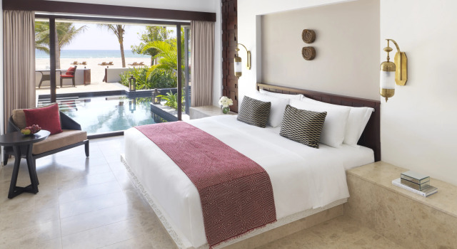 Вилла Beach Pool c 1 комнатой Курортный отель Al Baleed Resort Salalah by Anantara