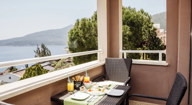 Апартаменты Superior с 2 комнатами с видом на море True Blue Boutique Hotel Kalkan