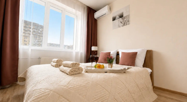 Four Seasons S Kofemashinoy V Geograficheskom Tsentre Goroda Apartments, Reserva ahora Apartamento Oktyabrsky district 