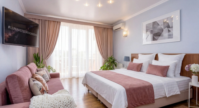Номер Deluxe с балконом Отель Луна Краснодар
