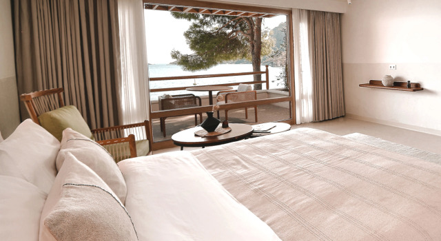 Двухместный номер Superior с видом на море Отель Perios Beach House Adults Only