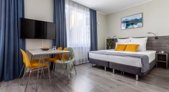 Двухместные апартаменты Comfort Квартира V Apartments в скандинавском стиле в 15 минутах от Пулково