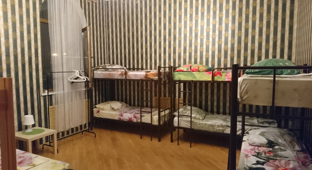 Кровать в общем номере Хостел Кутузова 30
