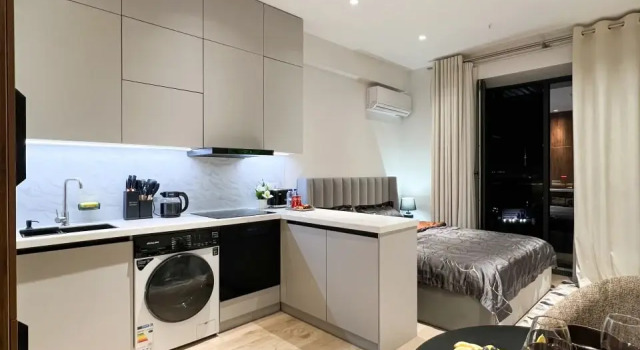 Uyutnaya Studiya v Tsentre Tashkenta Zhk Nrg U-Tower 13 Etazh (208) Apartments, Prenota Appartamento Hotel a Taskent con parcheggio, Parcheggio