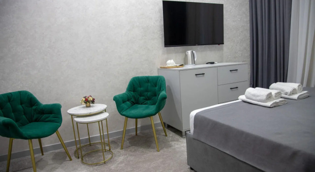 Двухместный семейный номер Comfort с красивым видом из окна Отель  Джамиев