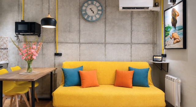 Квартира Уютная в Стиле Loft с Видом на Море в ЖК Аякс