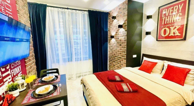 Stilnaya Studiya V Zhk Komfort Klacca Savelovckiy Siti Flat, Prenota Appartamento SVAO Area Mosca