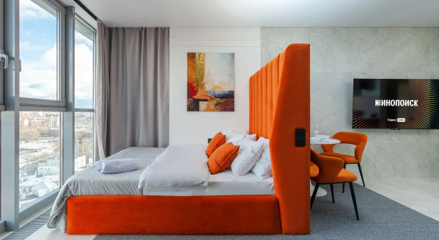 Rentplaza Luxury S Vidom Na Volgu Apartments, Prenota Appartamento Hotel a Samara con parcheggio, Parcheggio