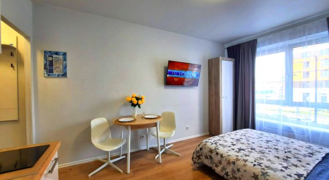 Vtoraya Studiya Na Laryushina 4/2 Flat, Rezervovat Apartmán Hotely v Lyuberetsky District s parkováním, Parkování