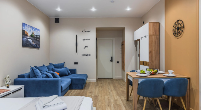 Четырёхместные апартаменты Меблированные комнаты Lionheart Apartments