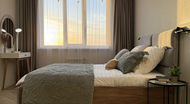 Uyutnaya S Vidom Na Gory I Zakaty Flat, Boek Appartement Joezjno-Sachalinsk Oblast Sachalin