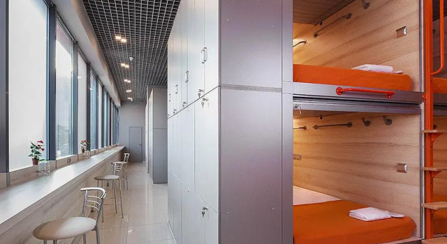 Capsule Hotel Sleep&Fly Svo, Rezerwuj Hotel kapsułowy Hotele kapsułowe w SAO Area, Hotel kapsułowy