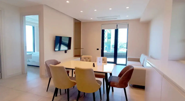 Семейный номер Standard с 2 комнатами с балконом и с видом на море Апарт-отель Bellemond Residence