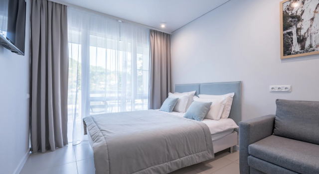 Номер Deluxe с красивым видом из окна Гостевой дом Summer Suites