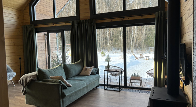 S Kaminom i Panoramnymi Oknami House, Prenota Casa vacanze  