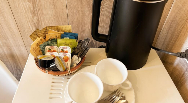 Standardní Dvoulůžkový s manželskou postelí pokoj a výhledem do dvora Grimerka Living quarters
