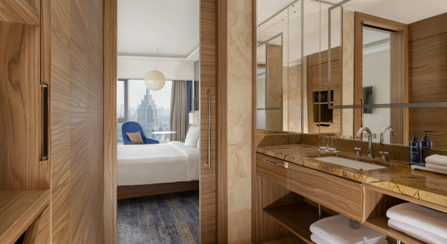 Двухместный номер Премиум с панорамным видом Гостиница Radisson Blu Олимпийский, Москва