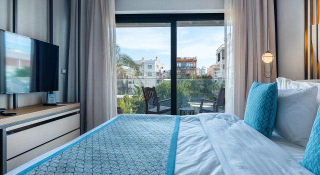 Номер Standard с балконом и с красивым видом из окна Perge Hotels