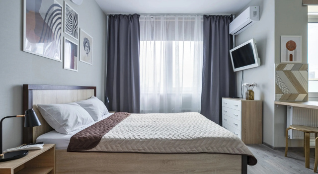 AsaPro studiya u TC Yevropolis Flat, Boek Appartement Hotels in Moskou met parkeren, Parkeren
