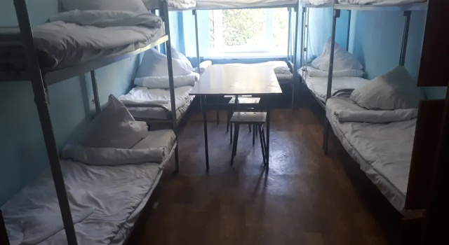 (camerata maschile) letto in camerata con vista Hostel Milano