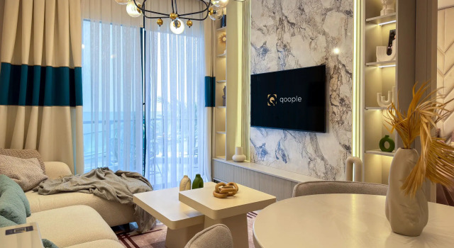 Апартаменты 1+1 Qoople Legend С3 в 100 метрах от моря
