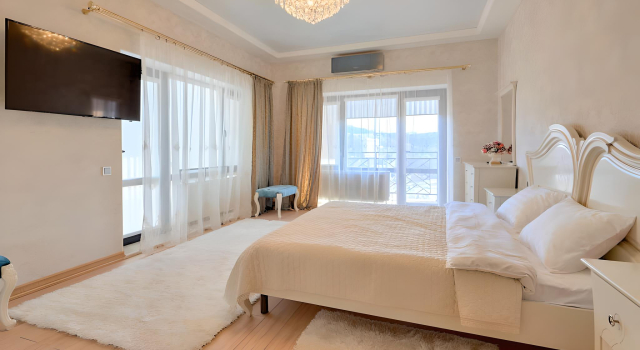 Двухместные апартаменты с красивым видом из окна Апартаменты Green Park 92 с террасой