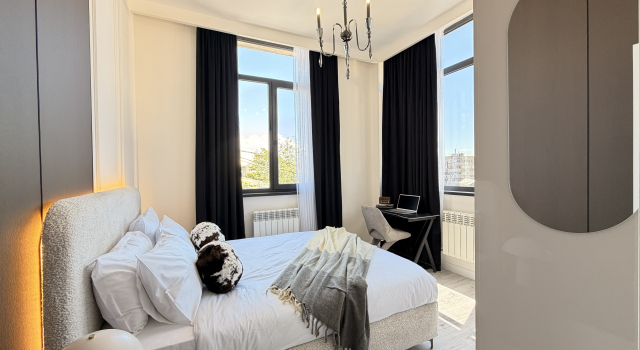 Апартаменты с 2 комнатами с видом на горы Апарт-отель Central Inn at Kilikia