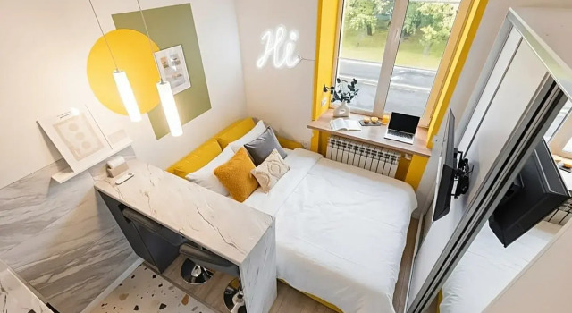 Dvukhurovnevaya Stil'naya Komfort24 v VDNKH Dlya 4 Chelovek Flat, Prenota Appartamento Mosca Russia
