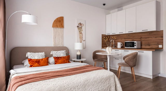Kofeynaia Studiya Flat, Rezervovat Apartmán Hotely v ZAO Area s parkováním, Parkování