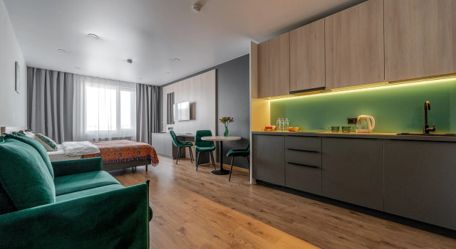 Prostornye dlya komfortnogo prozhivaniya Apartments, Rezervasyon Daire Sankt Peterburg Rusya