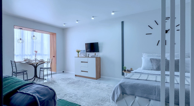 Green FOX s novym remontom Flat, Prenota Appartamento Hotel a Astrakhan Region con parcheggio, Parcheggio